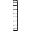 imageAluminum HeavyDuty Ladder for 2007Current MercedesBenz Sprinter High Roof Van Side Ladder Rectangular Leg with Wheel Wrap Durable ampamp NonSlip Steps BlackBlack  Rectangular Leg