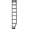 imageAluminum HeavyDuty Ladder for 2007Current MercedesBenz Sprinter High Roof Van Side Ladder Rectangular Leg with Wheel Wrap Durable ampamp NonSlip Steps BlackBlack  Rectangular Leg