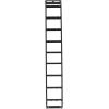 imageAluminum HeavyDuty Ladder for 2007Current MercedesBenz Sprinter High Roof Van Side Ladder Rectangular Leg with Wheel Wrap Durable ampamp NonSlip Steps BlackBlack  Round Leg