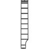 imageAluminum HeavyDuty Ladder for 2007Current MercedesBenz Sprinter High Roof Van Side Ladder Rectangular Leg with Wheel Wrap Durable ampamp NonSlip Steps BlackBlack  Round Leg