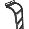imageAluminum HeavyDuty Ladder for 2007Current MercedesBenz Sprinter High Roof Van Side Ladder Rectangular Leg with Wheel Wrap Durable ampamp NonSlip Steps BlackBlack  Round Leg