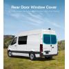 imageDeluxe Rear Door Window CoversPair for MercedesBenz Sprinter VS3020192024 Full MetalCold Weather EssentialsMagnetic Direct FitInsulatedPrivacy Screened Sprinter Van AccessoriesGray  4 Season