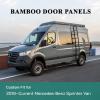 imageDoor Panels for Mercedes Benz Sprinter 20192024Rear Door ampamp Sliding Door Inset Panels With Storage Include Back Left ampamp Right ampamp Slider PanelFinished Carbonized Bamboo