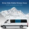 imageDriver Side Middle Window Cover for MercedesBenz Sprinter 170WB 2007current 2 Folding Panels for Ventilation TVent Magnetic Insulated Blackout Window Sunshade AllSeasonGuardGray  AllSeasonGuard