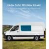 imageExtraThick Crew Side Window Cover for MercedesBenz Sprinter NCV3VS30 2007current Magnetic Insulated Blackout Window Sunshade Foldable Design AllSeasonGuard ProGray  AllSeasonGuard Pro