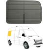 imageExtraThick Driver Side Middle Window Cover for MercedesBenz Sprinter 170WB 2007current 2 Folding Panels for Ventilation Magnetic Insulated Blackout Window Sunshade AllSeasonGuard ProGray  AllSeasonGuard Pro