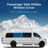 imageExtraThick Driver Side Middle Window Cover for MercedesBenz Sprinter 170WB 2007current 2 Folding Panels for Ventilation Magnetic Insulated Blackout Window Sunshade AllSeasonGuard ProGray  AllSeasonGuard