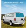 imageExtraThick Rear Door Window CoversPair for Ford Econoline Magnetic Insulated Blackout Window Sunshade Foldable Design 4 SeasonGray  4 Season