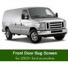 imageFront Door Bug Screens Pair for Ford EconolineMagnetic Design Durable Window Bug Screens for Van Accessories