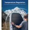 imageFront Door Window CoversPair for Ford Transit MediumHigh Roof 2020current Magnetic Insulated Blackout Window Sunshade Foldable Design AllSeasonGuardGray  AllSeasonGuard