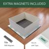 imageMagnetic RV Roof Vent Cover for MaxxAirFantastic Fan 165quot x 165quot Foldable Insulated Blackout Skylight Cover3 Season