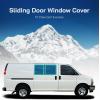 imageSide Barn Door Window Cover for Chevy ExpressGmc Savana Magnetic Insulated Blackout Window Sunshade Foldable Design 3 SeasonGray  3 Season