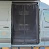 imageUpgrade Rear Door Bug Screen for Ram ProMaster High Roof Van Rear Door Bug Mesh Screen Weighted Bottom for Wind Resistance Center Zipper Closure with Extra Privacy Panelsliding door