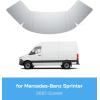 imageWindshield Cover for Mercedes Sprinter 2007current Thick Oxford Front Window Sunshade Exterior Windshield Cover for Ice ampamp Snow Gray with Mirror CutoutsOxford