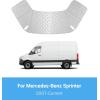 imageWindshield Cover for Mercedes Sprinter 2007current Thick Oxford Front Window Sunshade Exterior Windshield Cover for Ice ampamp Snow Gray with Mirror CutoutsPolyester