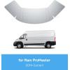 imageWindshield Cover for Ram ProMaster 20142024 Thick Oxford Front Window Sunshade Class B Windshield Cover for Ice ampamp Snow Gray with Mirror CutoutsOxford