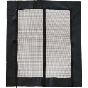 imageBug Screen for MercedesBenz Sprinter High Roof Sliding Door Bug Mesh Screen Weighted Bottom Seam for Wind Resistance Hands Free Center Magnetic Closuresliding door