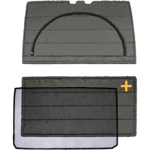 imageRear Door Bed Partition for 2007Current MercedesBenz Sprinter High Roof top ampamp Bug Screen ampamp Privacy CurtainBoth Half