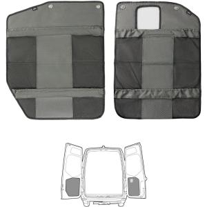 imageRear Door PanelsPair for 20192025 MercedesBenz Sprinter VS30Rear Door Storage PanelsLower