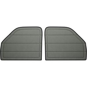 imageFront Door Window CoversPair for Ford Econoline Magnetic Insulated Blackout Window Sunshade Foldable Design 3 SeasonGray  3 Season