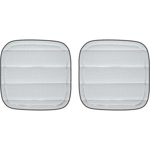 imageMagnetic Front Door Window CoversPair for Ram Promaster 2014current 5Layer Aluminum Oxford Insulated Blackout Window Sunshade Reflective Waterproof SilverShieldrear door