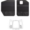 imageRear Door Storage Panels Pair for 2007Current MercedesBenz Sprinter Van Extra Storage Rigid PP Core Design UpperLower Panels 20192026