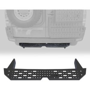 imageAluminum Rear Plate Step for MercedesBenz Sprinter Van 2007Current NonSlip Durable Rear Running Board for Easy Entry BlackRear Plate Step