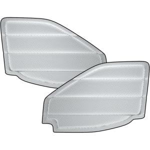 imageMagnetic Front Door Window CoversPair for Ford Transit MediumHigh Roof 20202025 5Layer Aluminum Oxford Insulated Blackout Window Sunshade Reflective Waterproof SilverShield