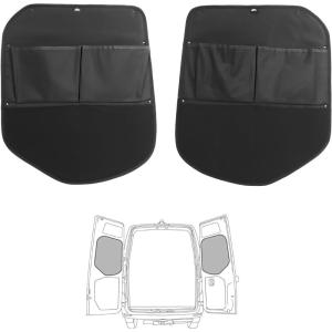 imageRear Door Storage Panels Pair for 2007Current MercedesBenz Sprinter Van Extra Storage Rigid PP Core Design UpperMiddle Panels 20192026