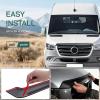 imageBug Shield Hood Deflector for MercedesBenz Sprinter Van VS30 20192026 1PCS Bug Shield Protector Hood Spoiler Black