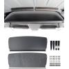 imageAluminum Headliner Shelf for 20072018 Mercedes Sprinter High Roof Van with Adjustable Curtain Rod amp Premium Carpet Liner Additional Storage SpaceBlack20072018