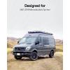 imageAluminum Headliner Shelf for Mercedes Sprinter Van 20072018 with Adjustable Curtain Rod amp Premium Carpet Liner Additional Storage SpaceBlack20072018