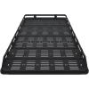 imageAluminum Safari Roof Rack for MercedesBenz Sprinter 144 High Roof Van 20072026 Not for Standard Roof Modular Removable Decking Panels with Front DropDownBlack144 wheelbase