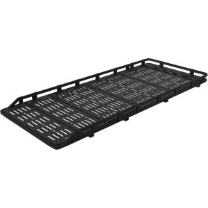 imageAluminum Safari Roof Rack for MercedesBenz Sprinter 144 High Roof Van 20072026 Not for Standard Roof Modular Removable Decking Panels with Front DropDownBlack144 wheelbase