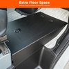 image:imageAluminum Passenger Footwell Storage Box for MercedesBenz Sprinter 20192026 VS30 CoPilot Footrest Platform with Magnetic Mount HeavyDuty Support Black