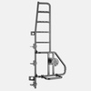 image:imageRear Door Ladder with Tire Carrier for MercedesBenz Sprinter High Roof Van 20192026180Hinges Only Durable Aluminum Construction2in1 Spare Tire Carrier and Ladder Pro