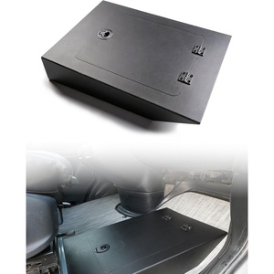 image:imageAluminum Passenger Footwell Storage Box for MercedesBenz Sprinter 20192026 VS30 CoPilot Footrest Platform with Magnetic Mount HeavyDuty Support Black