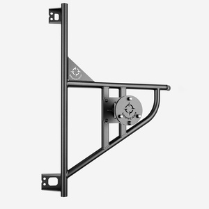 image:imageAluminum Tire Carrier for MercedesBenz Sprinter High Roof Van 20192026 180 Hinges Only Rear Door Mount Drilling Required Matte Black Classic