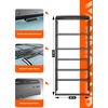 image:imageAluminum Roof Rack for RAM ProMaster 159 High Roof Van 20142026 Not for 159 EXT Low Profile with Front Wind Fairing 6 Adjustable TSlot Crossbars Modular System159 Wheel Base