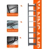 image:imageAluminum Side Ladder for RAM ProMaster High Roof Van 20142026 Round Leg with NonSlip Steps Black