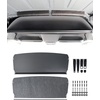 image:imageAluminum Headliner Shelf for 20072018 Mercedes Benz Sprinter High Roof Overhead Storage Rack with Adjustable Curtain Rod and Black Carpet Lining Sprinter Camper Van Conversion Accessories20072018